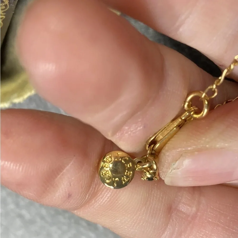 J. CREW Gold Tone Giraffe Animal Pendant Necklace 28